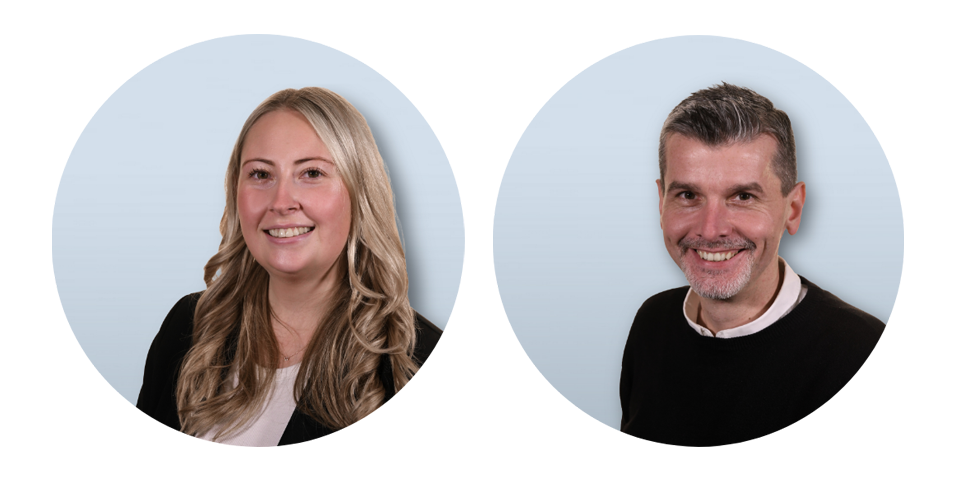 Ansprechpartner Lea Winkler und Adrian Zura