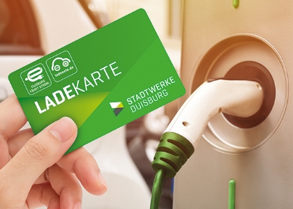 Ladekarte der Stadtwerke Duisburg