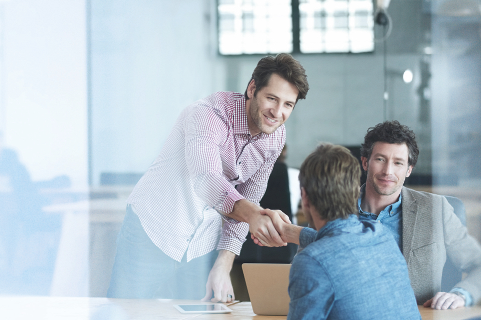 Entspannte Beratungssituation