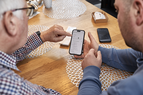 Die App der Stadtwerke Duisburg auf dem Smartphone