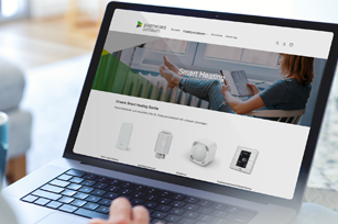 Der Stadtwerke-Shop auf einem Laptop