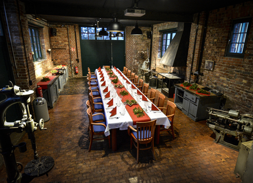 Die alte Schmiede im historischen Wasserwerk Bockum