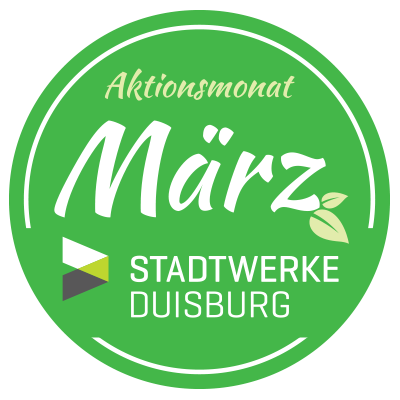 Grüner März-Aktionslogo