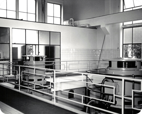 Maschinenhaus im Wasserwerk Wittlaer