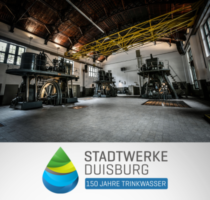 Maschinenhalle im Wasserwerk Bockum
