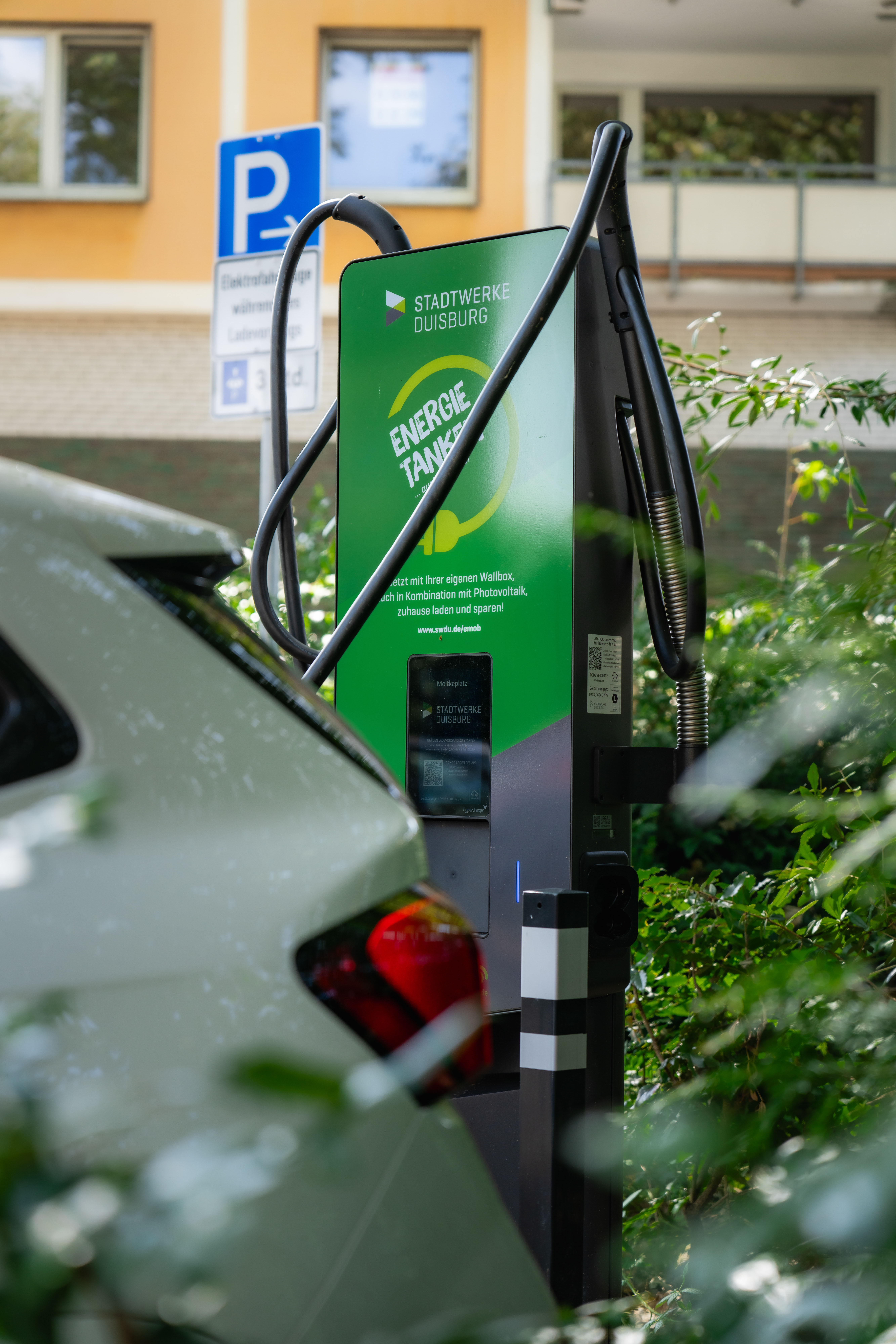 Ladestation der Stadtwerke Duisburg