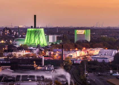 Heizkraftwerk in Duisburg-Wanheim