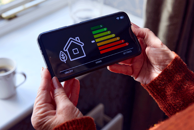 Heizungssteuerung auf dem Smartphone.