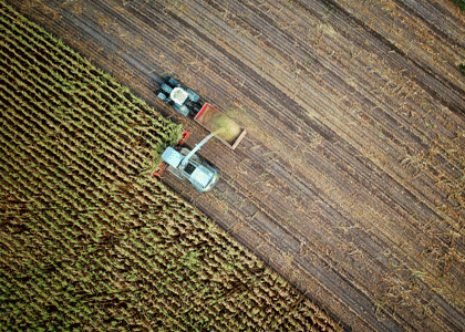 Landwirtschaft aus der Vogelperspektive