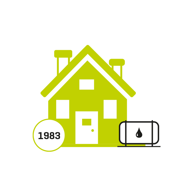 Modelhaus, Baujahr 1983