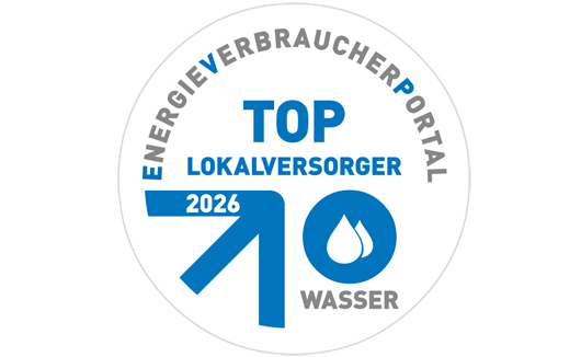 Aktuelles Top-Lokalversorger-Logo für Wasser