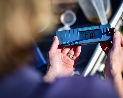 Messgerät mit Nitratanzeige