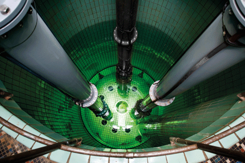 Brunnenanlage im Wasserwerk