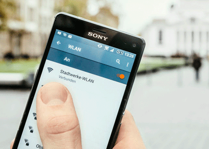 WLAN auf dem Smartphone